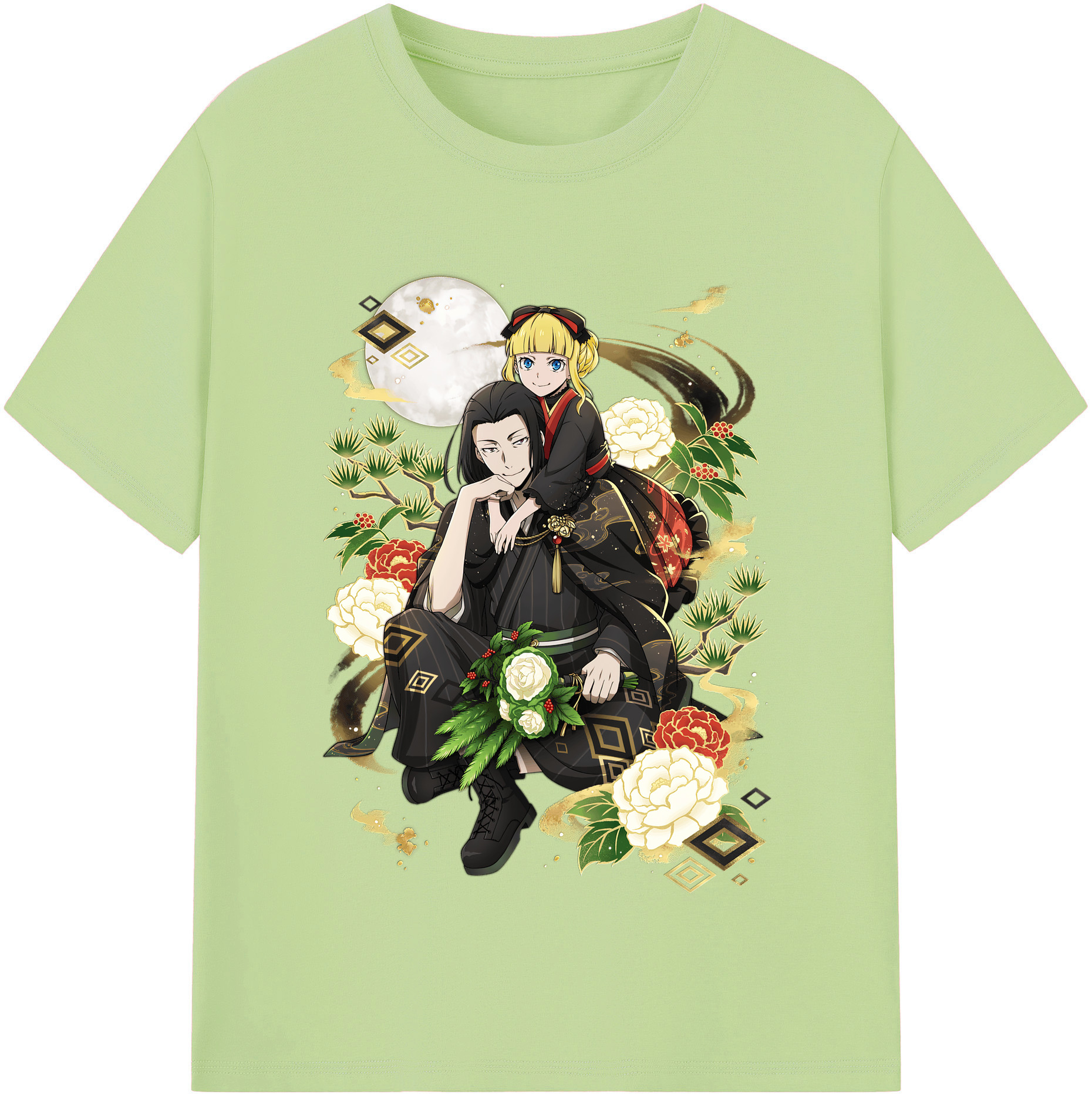 （画像用） 文豪ストレイドッグス Bungo Stray Dogs 綿100％半袖Tシャツ（フロントプリント）